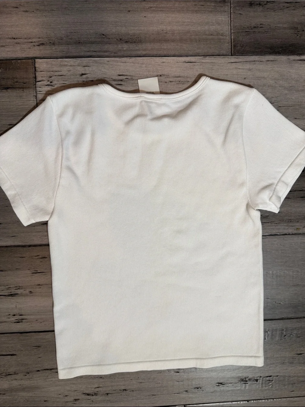 White Kids Short-Sleeve Tee - Classic Crewneck